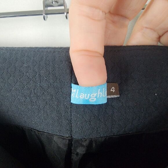 J Mclaughlin Black Nautical Mini Skirt Size 4 Sailor Academia Preppy School - Picture 5 of 6